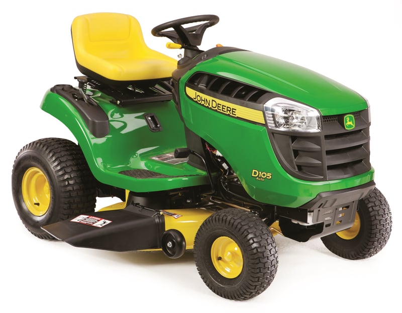 Recalled John Deere D105 lawn tractor